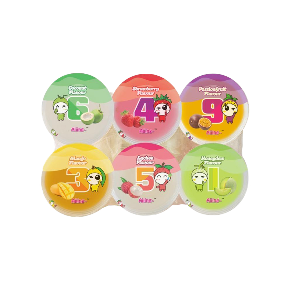 Aiing Flavoured Pudding Cups 110g [Box of 16]