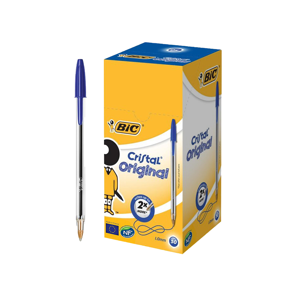 Bic Cristal Blue Pen [Pack of 50]