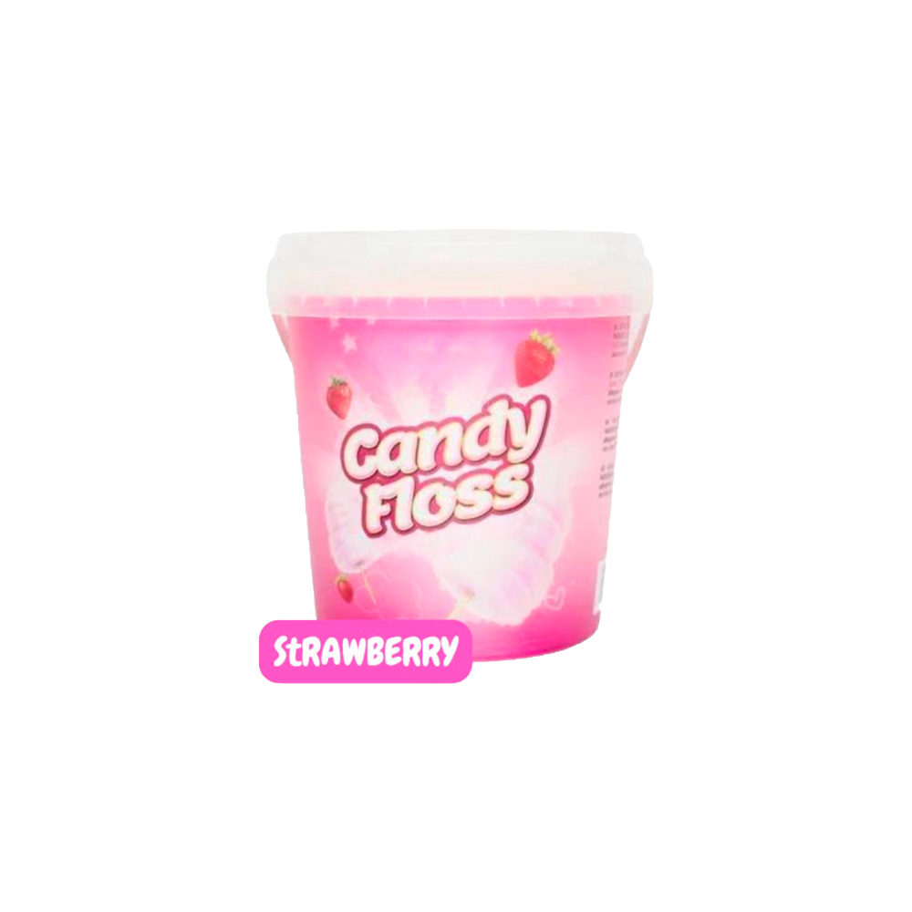 Candy Floss Strawberry 50g [Pack of 8]