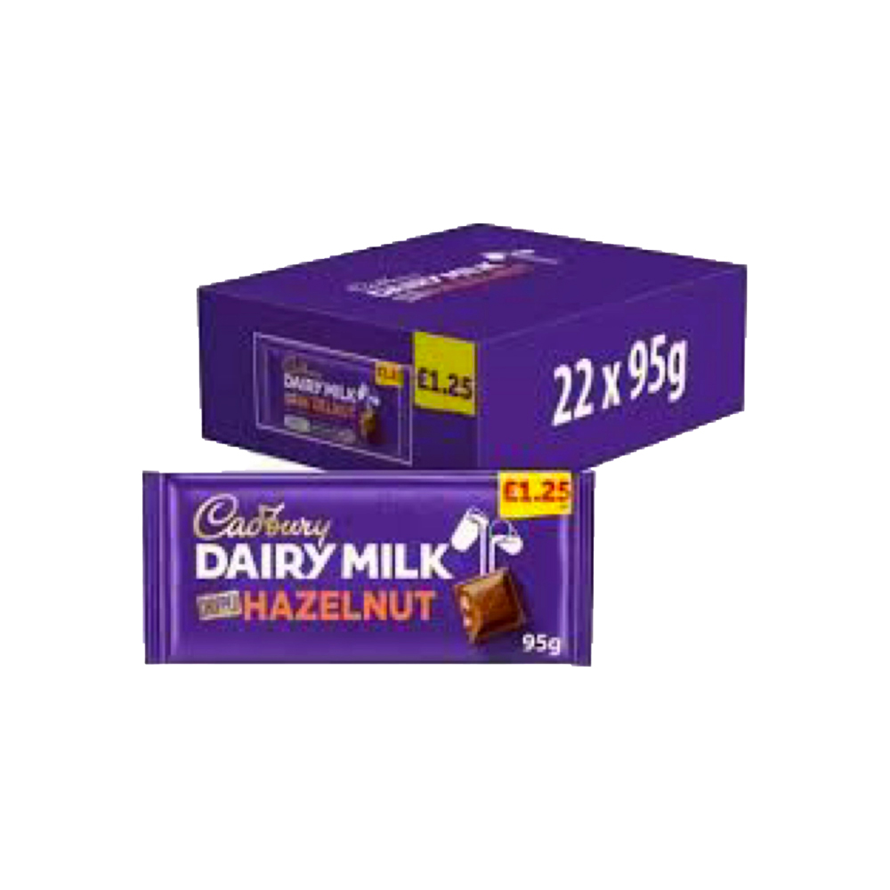 Dairy Milk Hazelnut PM 95g [Pack of 22]