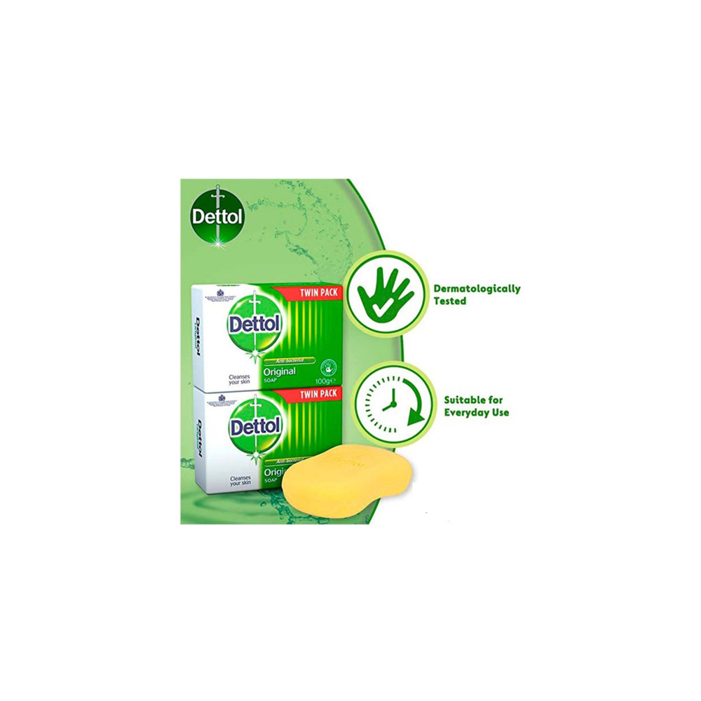 Dettol Twin Soap Bars [Pack of 6]