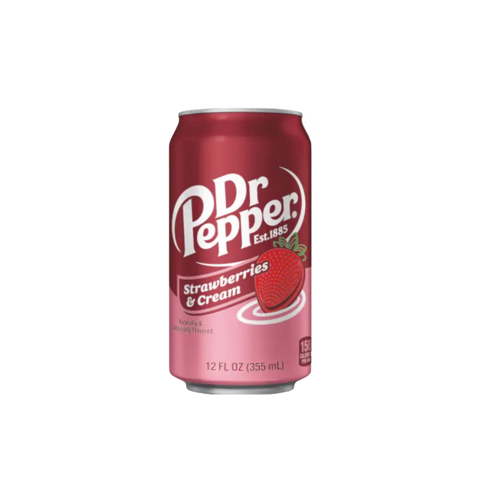 Dr Pepper Strawberries & Cream [Box of 12]