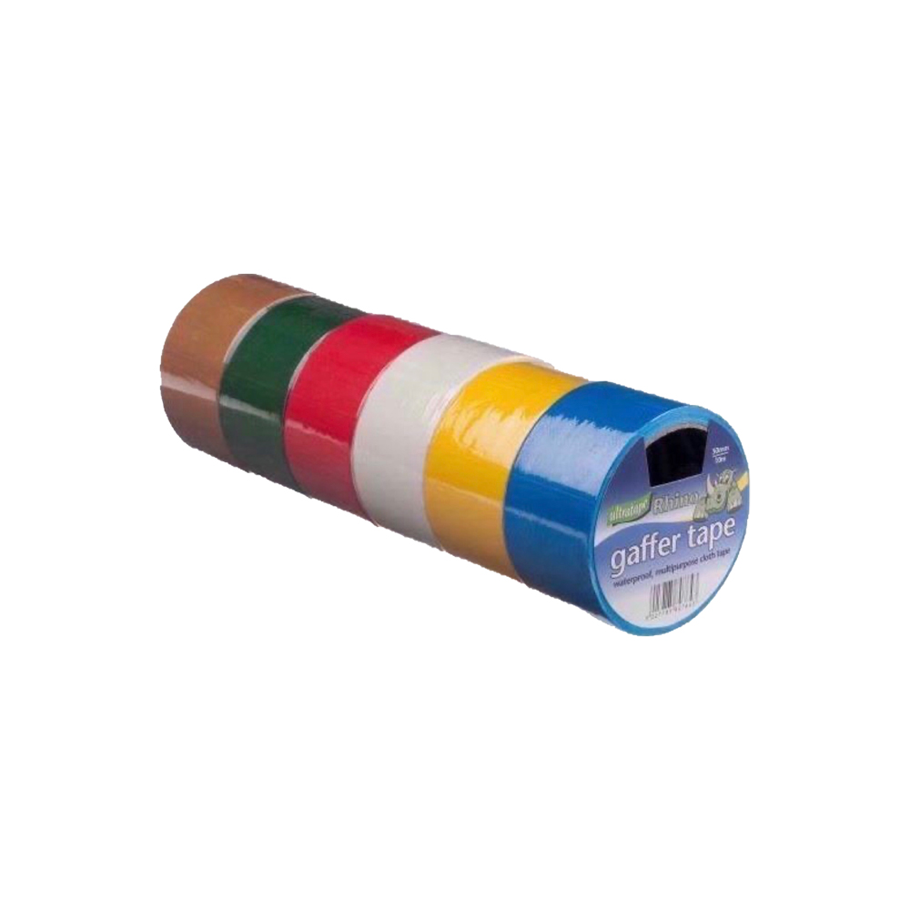 Gaffer Cloth Tape Mixed Colour 48mm x 10m (Pack of 12)