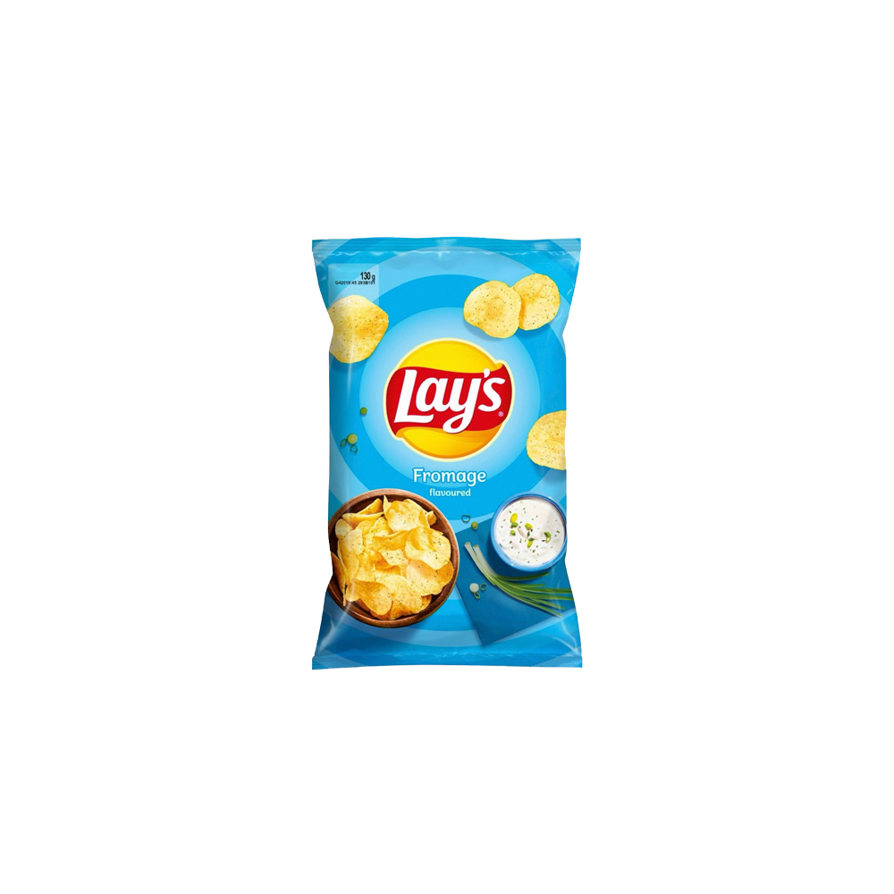 Lays Fromage 130g [Pack of 21]