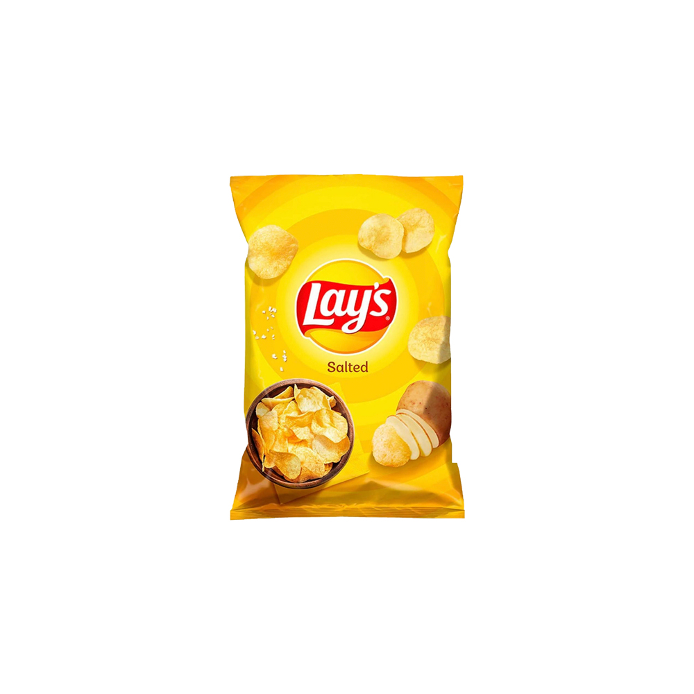 Lays Salted 130g [Pack of 21]