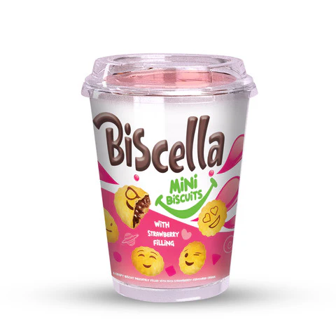 Biscella Strawberry 125g [Box of 12]