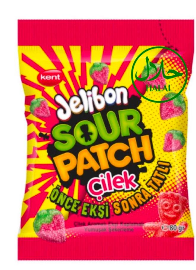 Jelibon Sour Patch Cilek 80g [Box of 24]