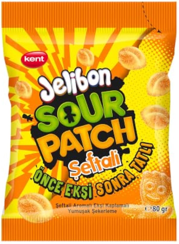 Jelibon Sour Patch Seftali 80g [Box of 24]