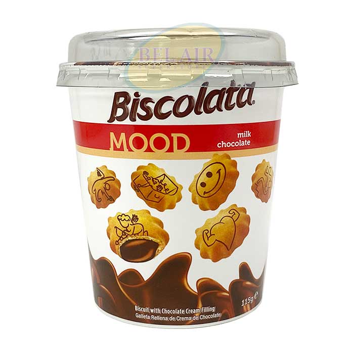 Biscolata Milk Chocolate Biscuit 125g [Box of 12]